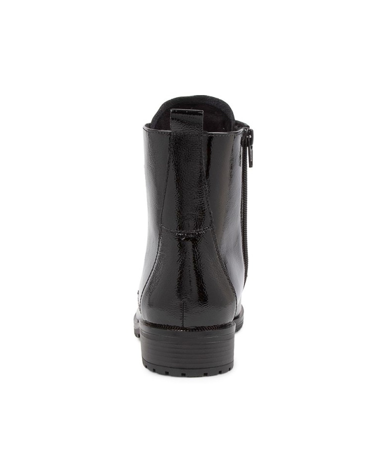 Gabor Genua Schwarz Leather Ankle Boots