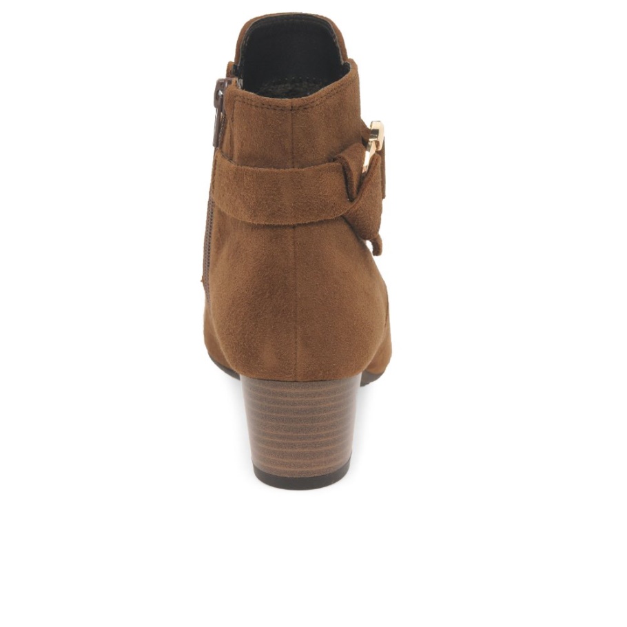 Gabor Hanf Damen Stiefeletten New Whiskey Suede