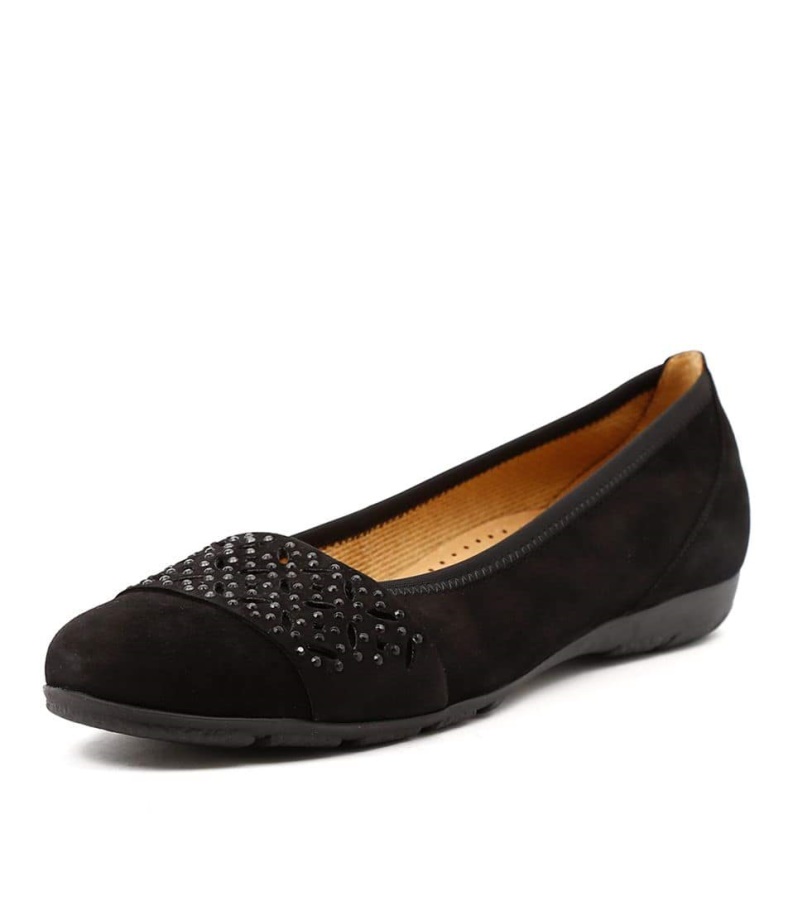 Gabor Irina Schwarz Wildleder