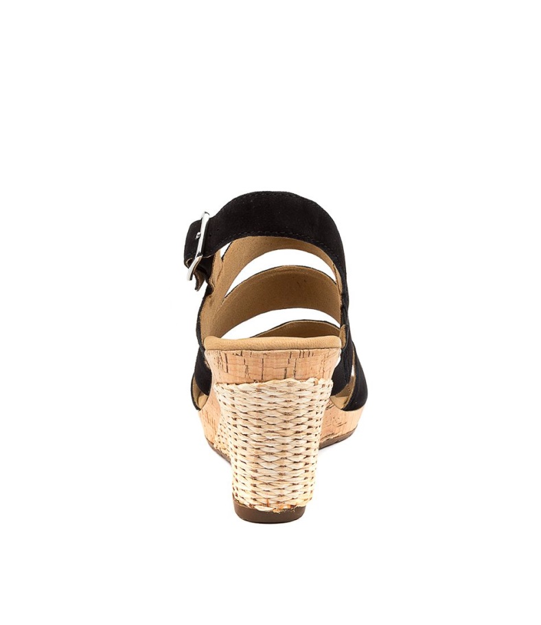 Gabor Poppy Schwarz Suede