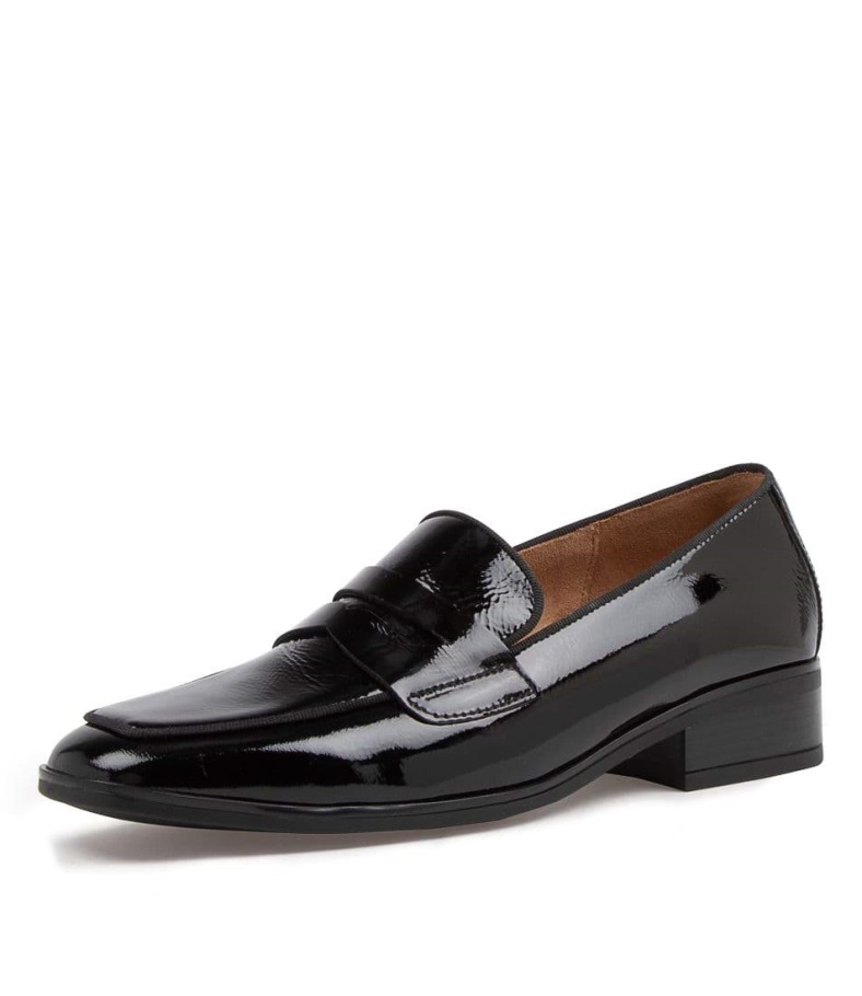 Gabor Rabke Schwarz Leder Loafer