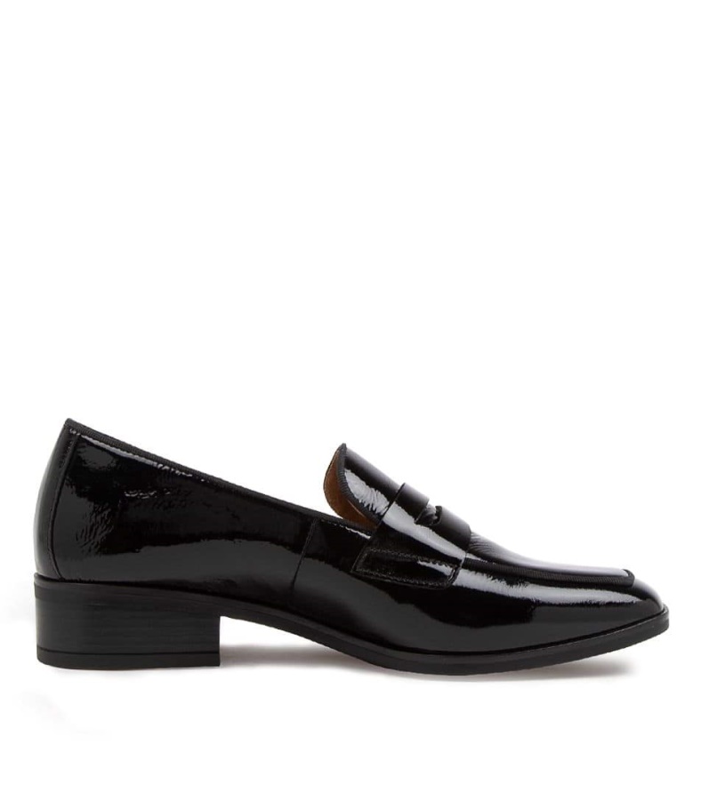 Gabor Rabke Schwarz Leder Loafer