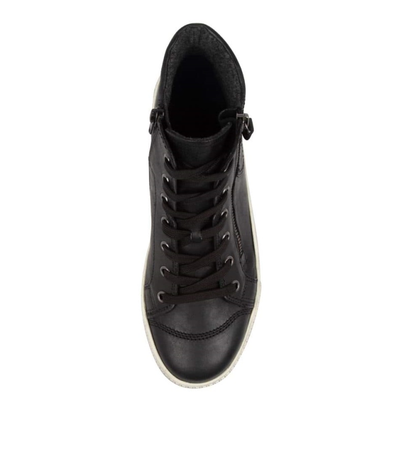 Gabor Riley Schwarz Leder