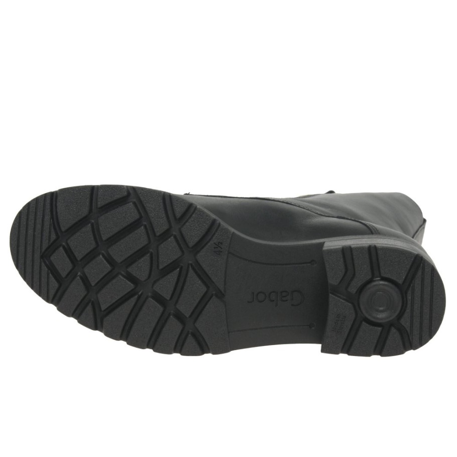 Gabor Serve Damen Bikerboots Schwarz