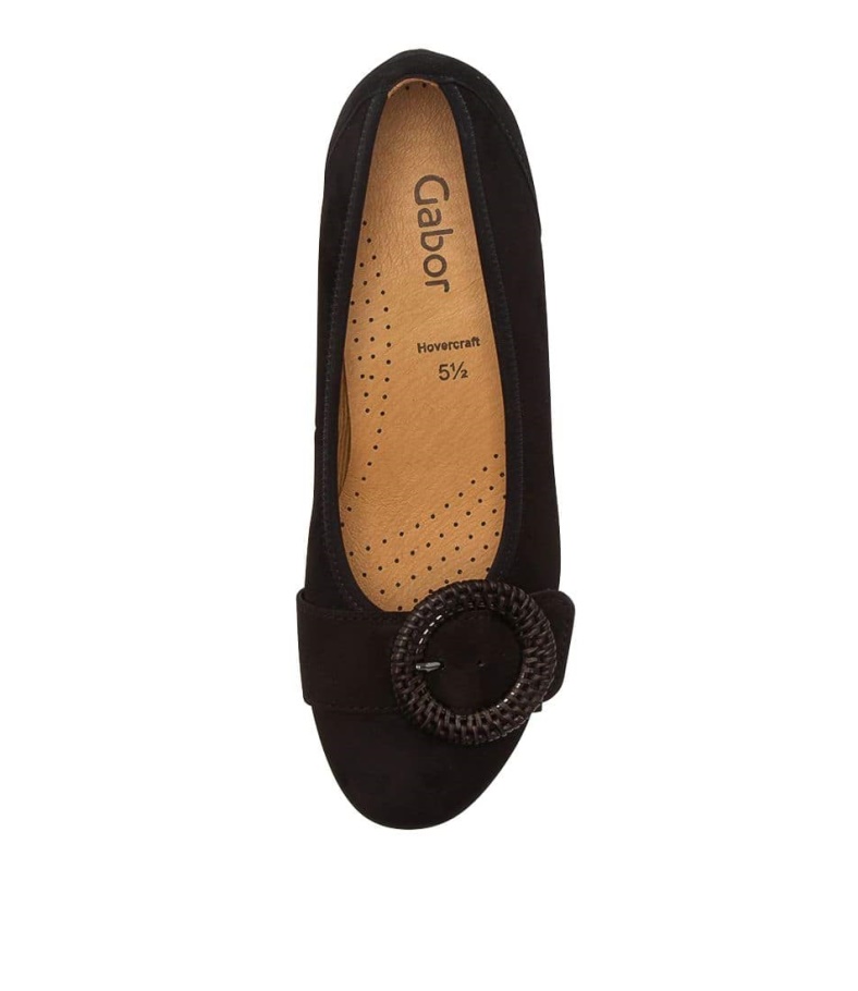 Gabor Shez Schwarz Wildleder