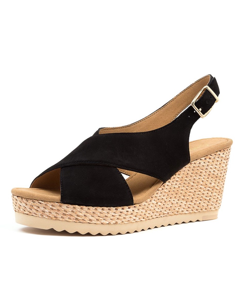 Gabor Silas Schwarz Wildleder