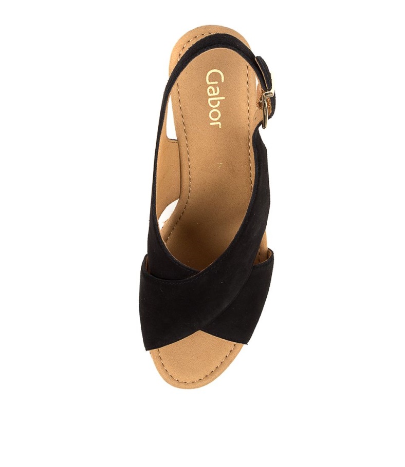 Gabor Silas Schwarz Wildleder