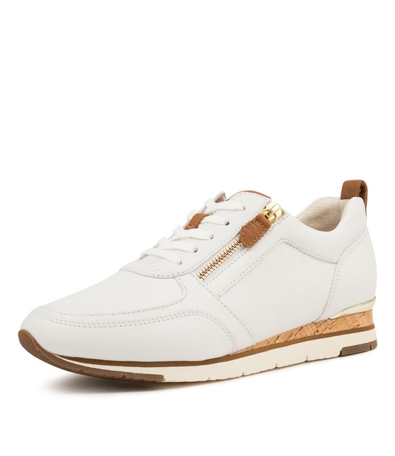 Gabor Viv Weiss Leder