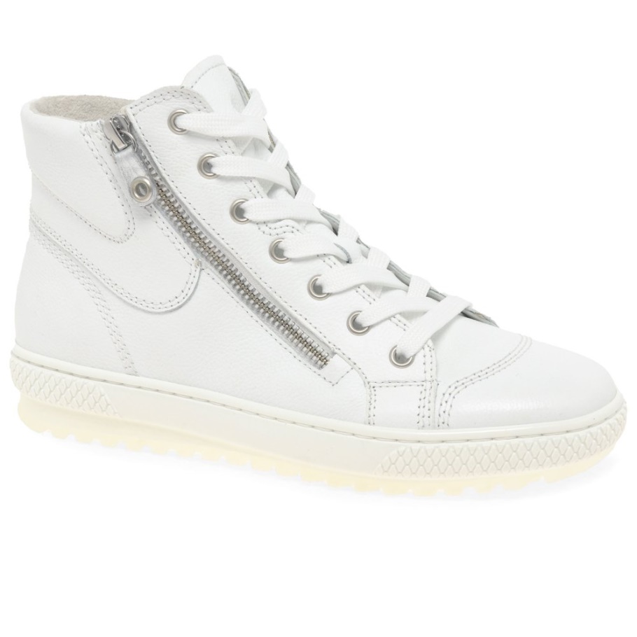 Gabor Weiße Bulner Damen Lässige Stiefeletten