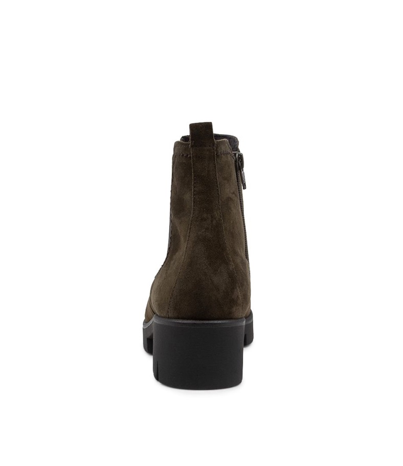 Gluck Flasche Wildleder Stiefeletten Gabor