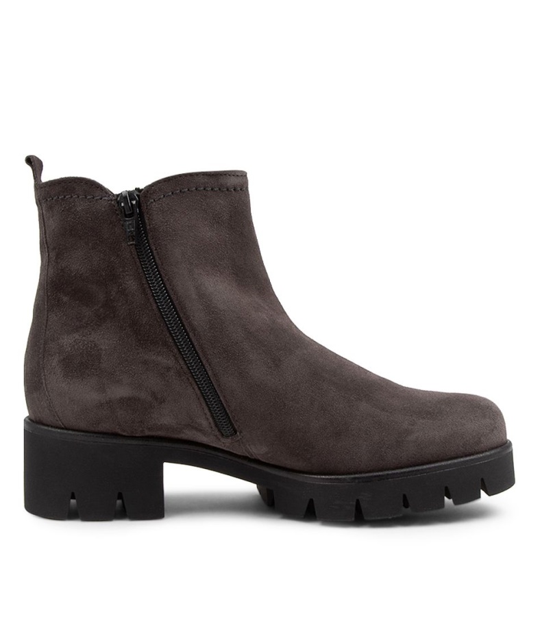 Gluck Pfeffer Wildleder Stiefeletten Gabor
