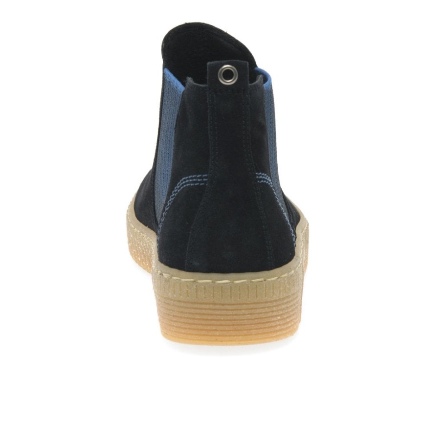 Lourdes Damen Chelsea Boots Pacific Suede Gabor