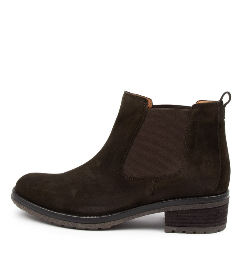 Matilda Grüner Wildleder Gabor