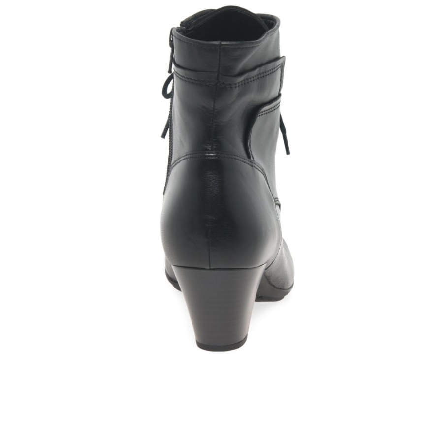National Damen Stiefeletten Schwarz Gabor
