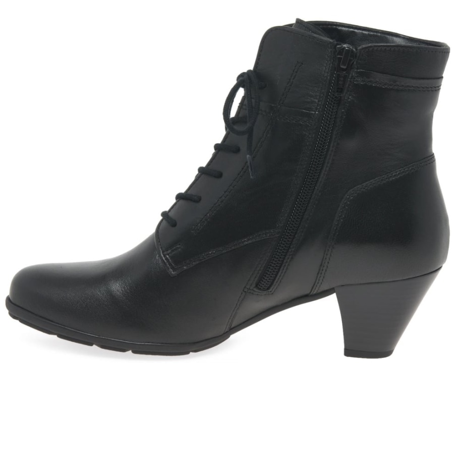 National Damen Stiefeletten Schwarz Gabor