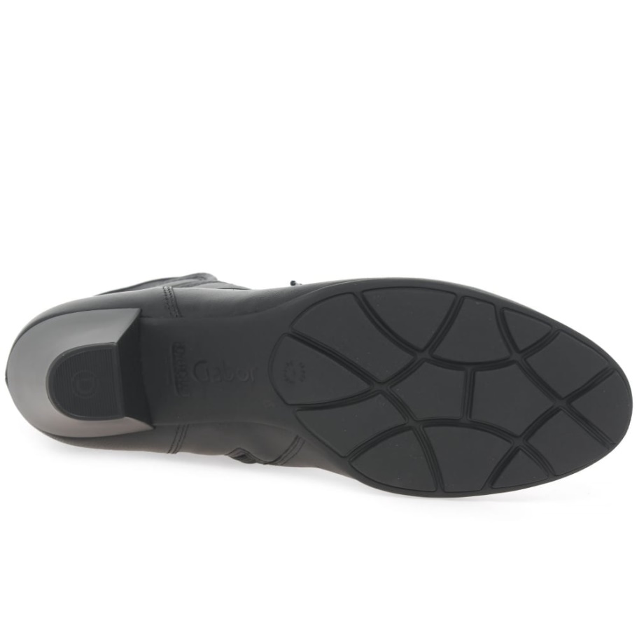 National Damen Stiefeletten Schwarz Gabor