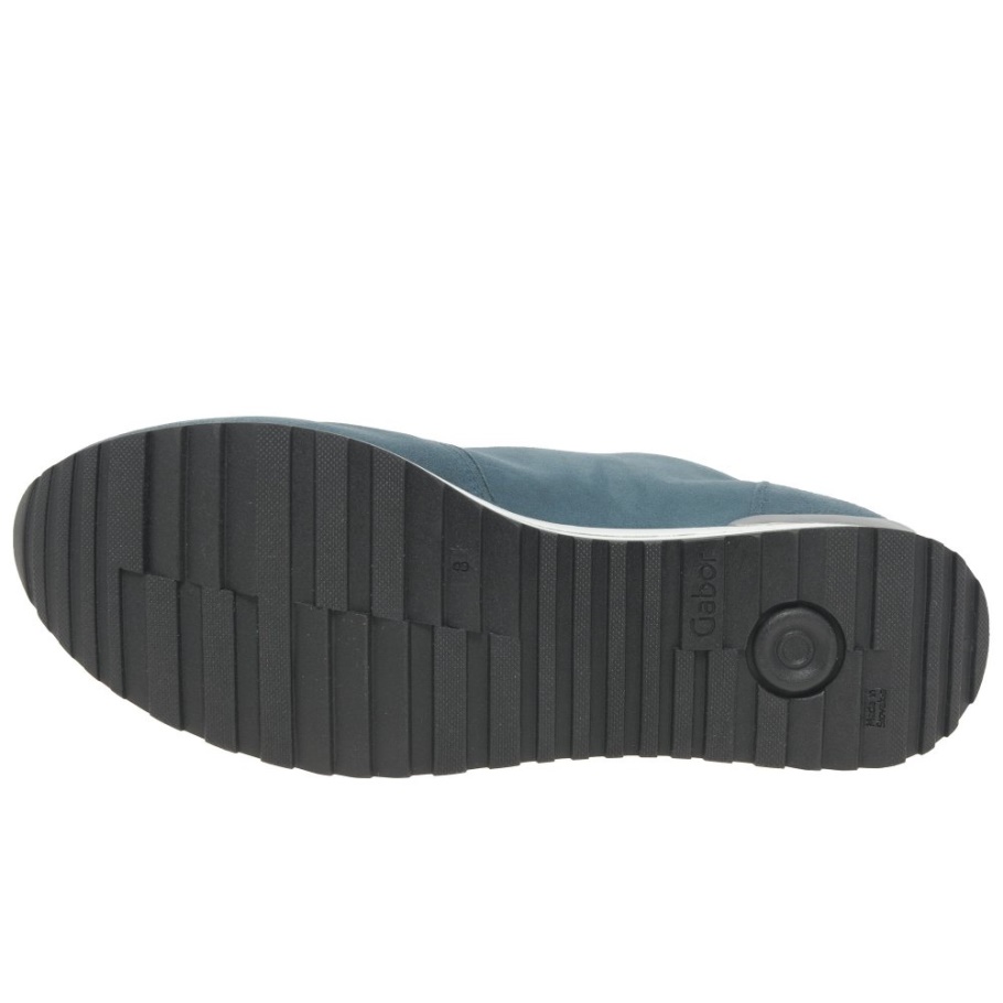 Nulon Damen Turnschuhe Denim Wildleder Gabor