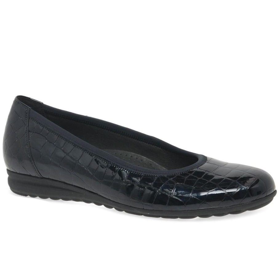 Ocean Croc Patent Gabor Splash Lässige Ballerinas Für Damen