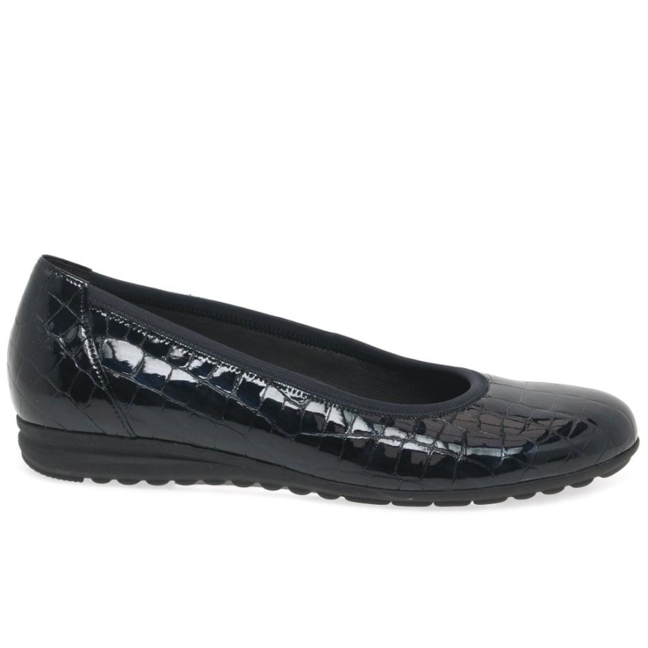 Ocean Croc Patent Gabor Splash Lässige Ballerinas Für Damen