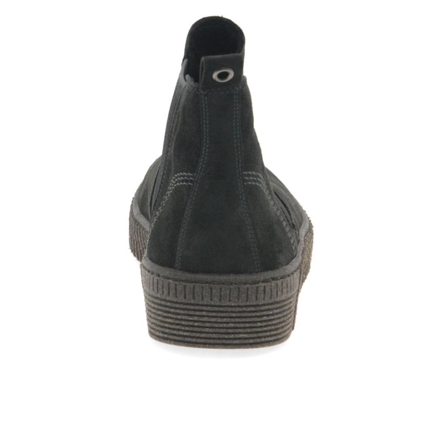 Pfeffer Wildleder Gabor Lourdes Chelsea-Stiefel Für Damen