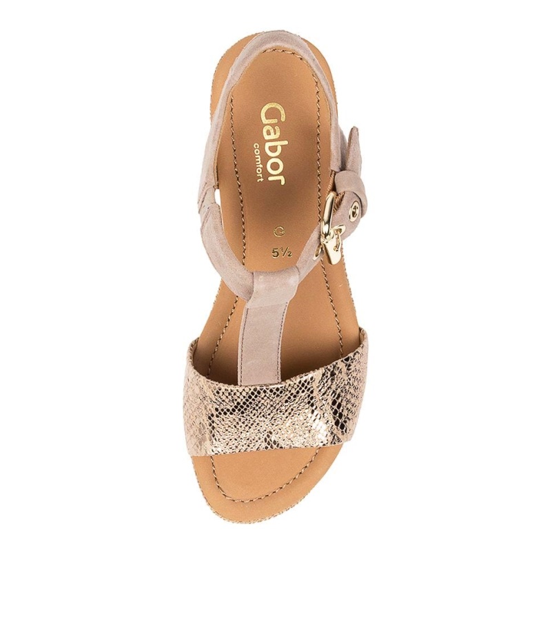 Pia Schlangenwildleder Multi Gabor