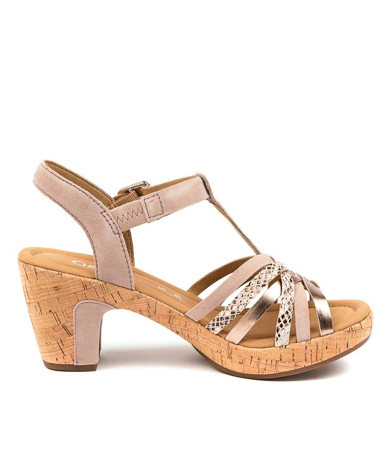 Ryia Pink Suede-Multi Gabor