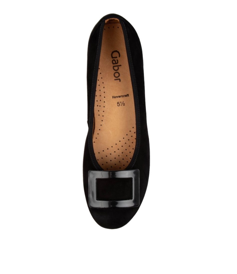 Sarah Schwarz Wildleder Gabor