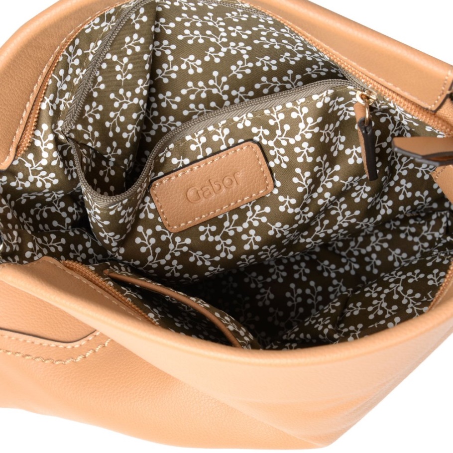 Sarda Damen Messenger Handtasche Natur Gabor