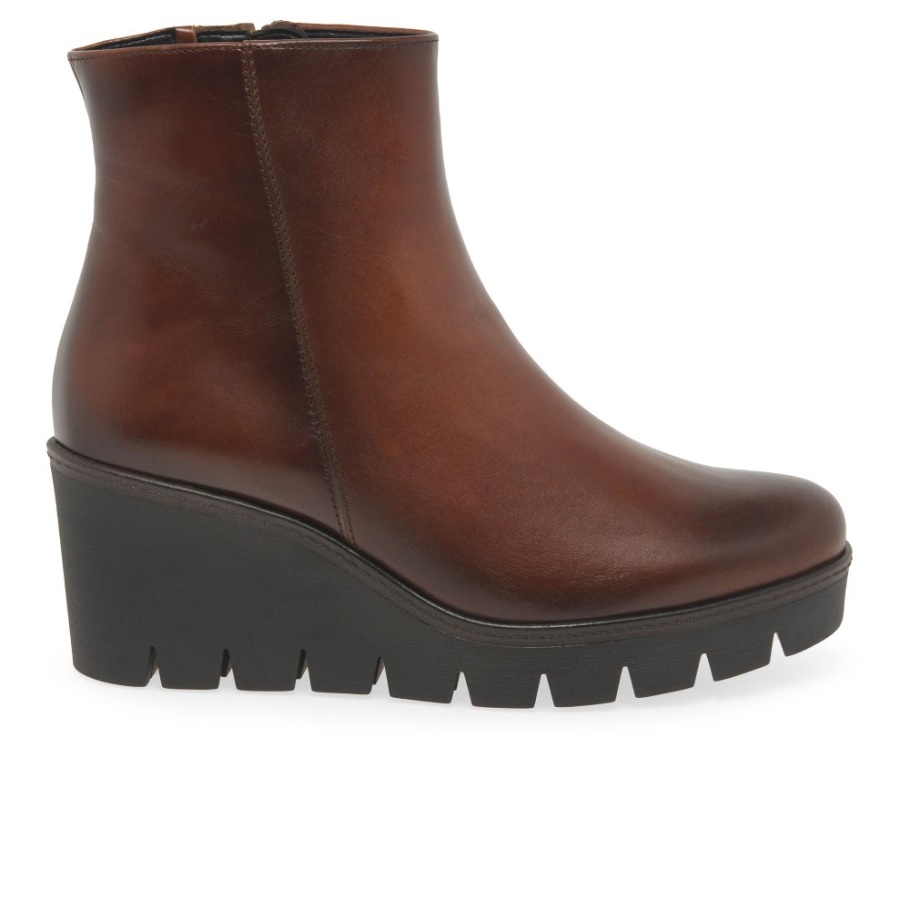 Sattel Gabor Utopia Damen Stiefeletten Mit Klobigem Keilabsatz