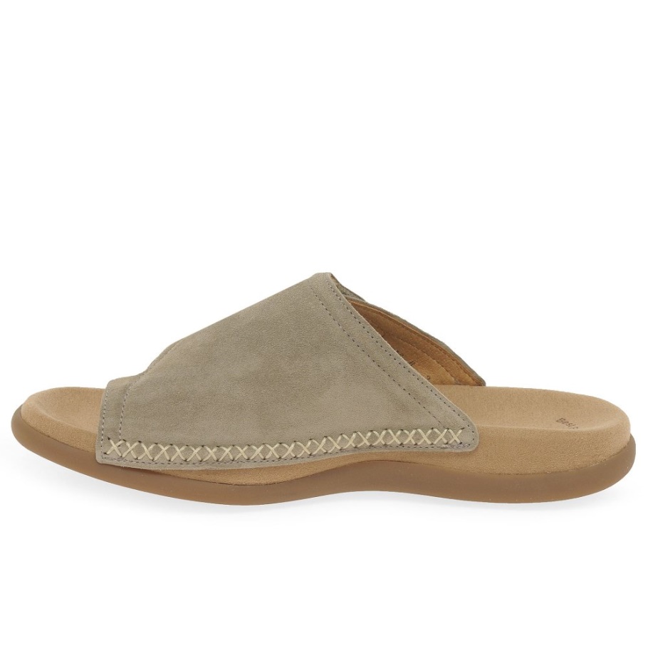 Seide Wildleder Gabor Vergnügen Damen Sandalen Mit Zehenschlaufe