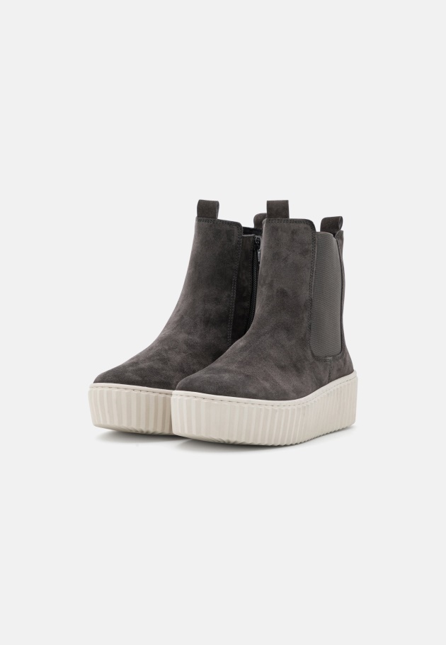 Gabor Plateaustiefeletten Pfeffer/creme