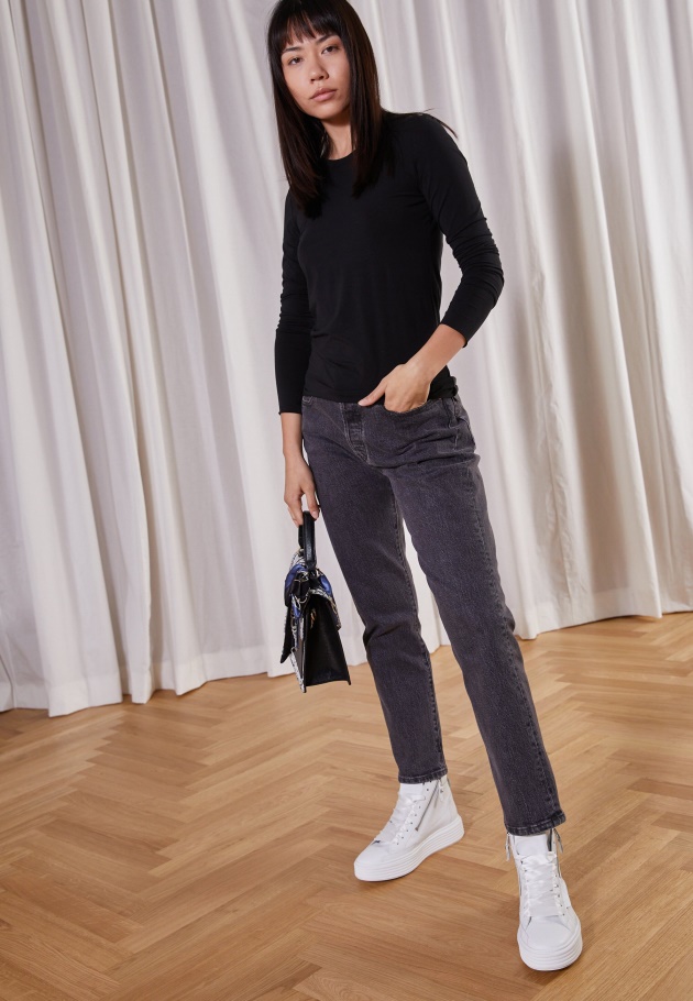 High-Top-Sneaker Latte Gabor