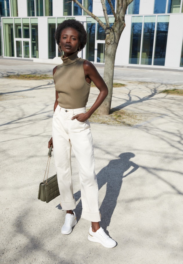 High-Top-Sneaker Latte Gabor