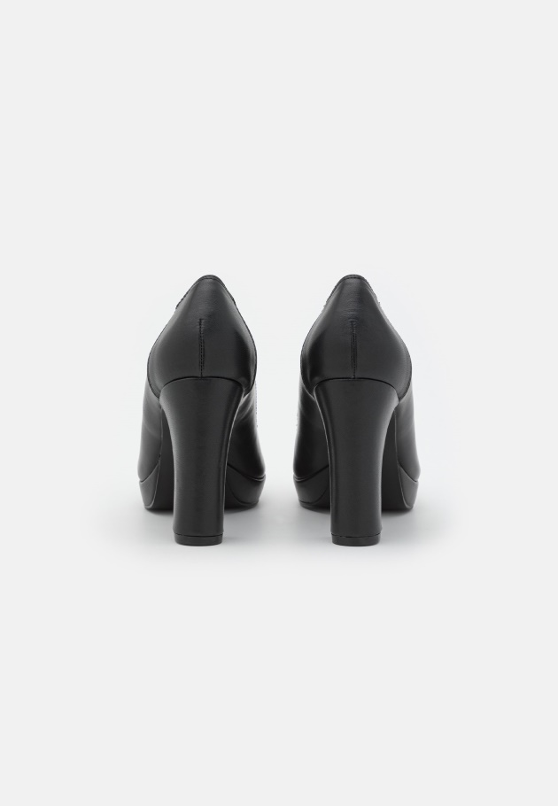 Schwarze Gabor-Plateau-Heels