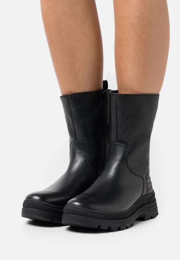 Plateaustiefel Gabor Weiß/schwarz