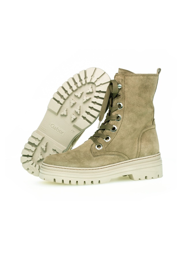 Schnürstiefelette Gabor Salbei/dust