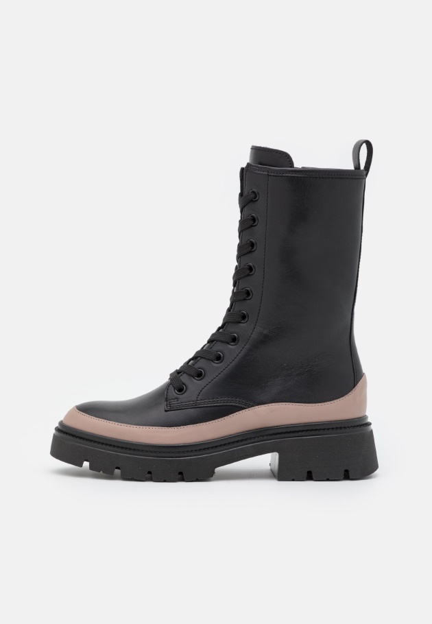 Panna/dark Nude Gabor Schnürstiefeletten