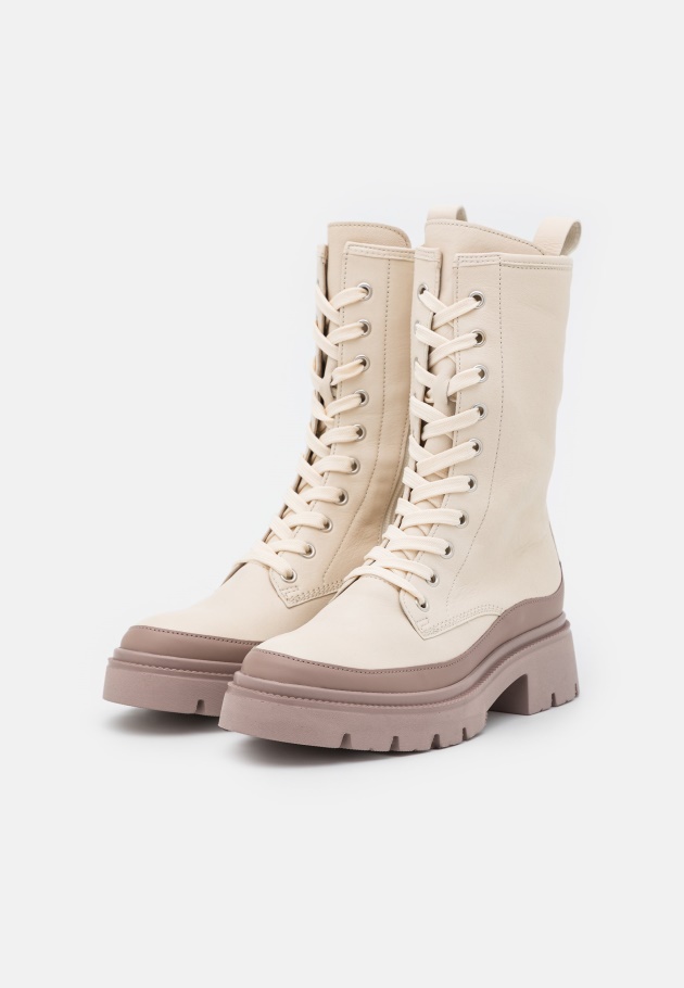 Panna/dark Nude Gabor Schnürstiefeletten