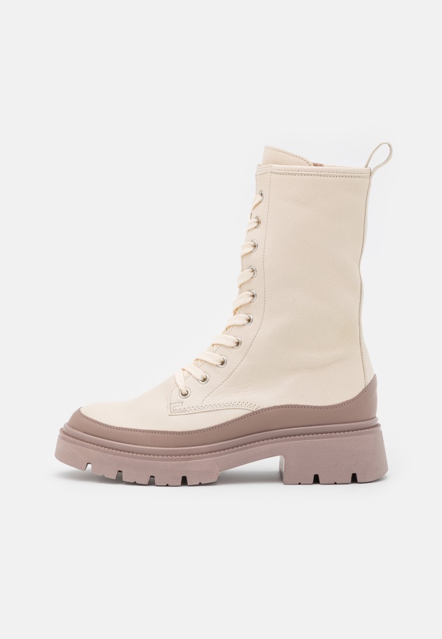 Panna/dark Nude Gabor Schnürstiefeletten