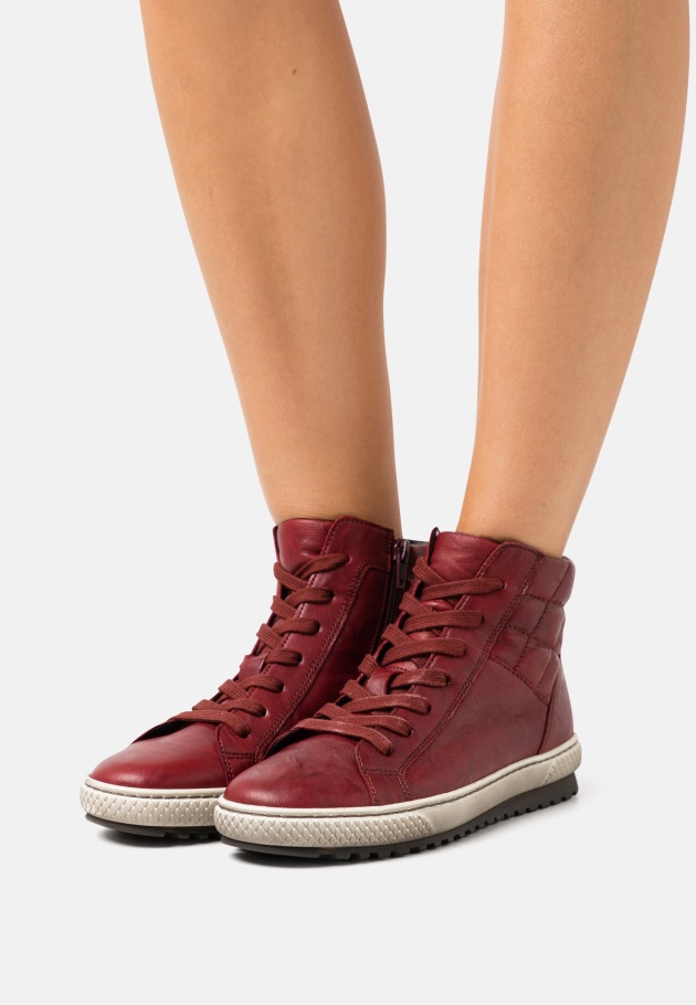 Gabor Rot High-Top-Sneaker