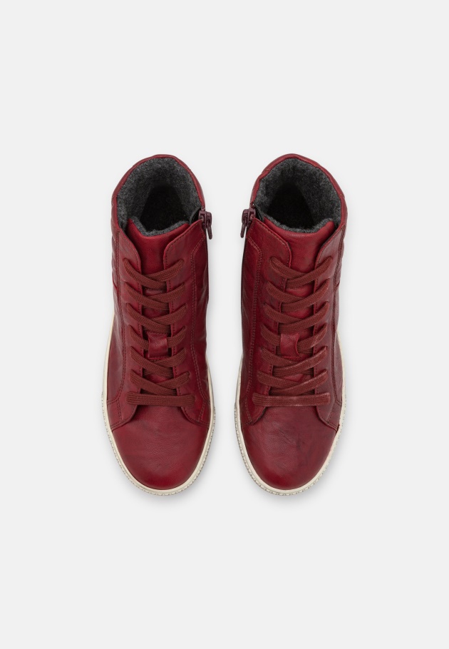 Gabor Rot High-Top-Sneaker