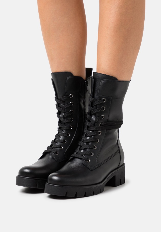 Grüne Armee Gabor Stiefeletten Mit Plattform