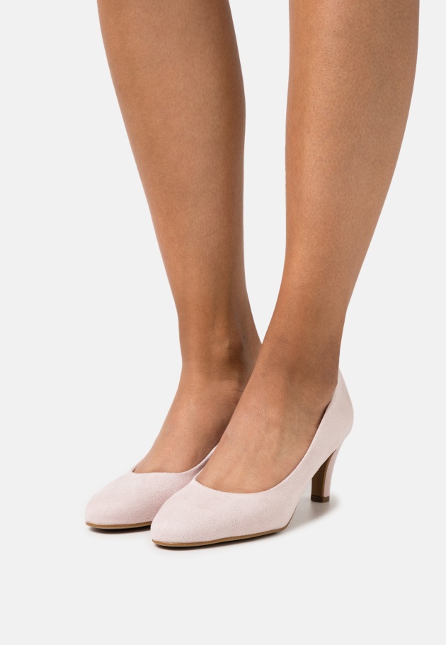 Weiße Gabor Klassische Heels