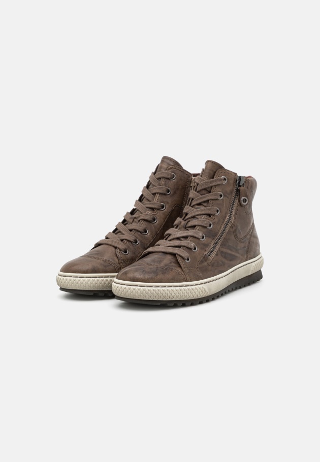 High-Top-Sneaker Dunkelbraun Gabor