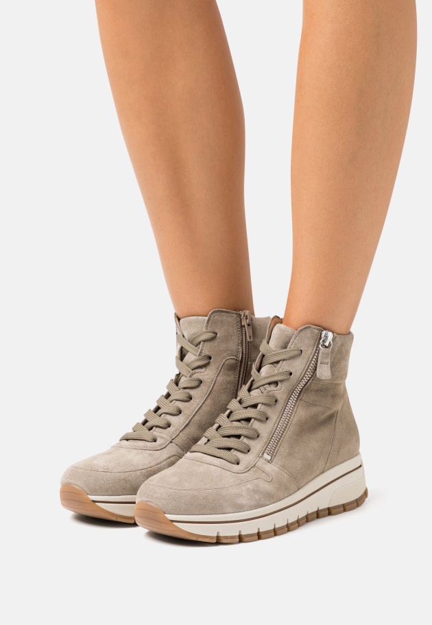 High-Top-Sneaker Dunkelbraun Gabor