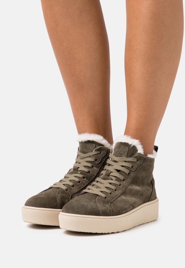 High-Top-Sneaker Dunkelbraun Gabor