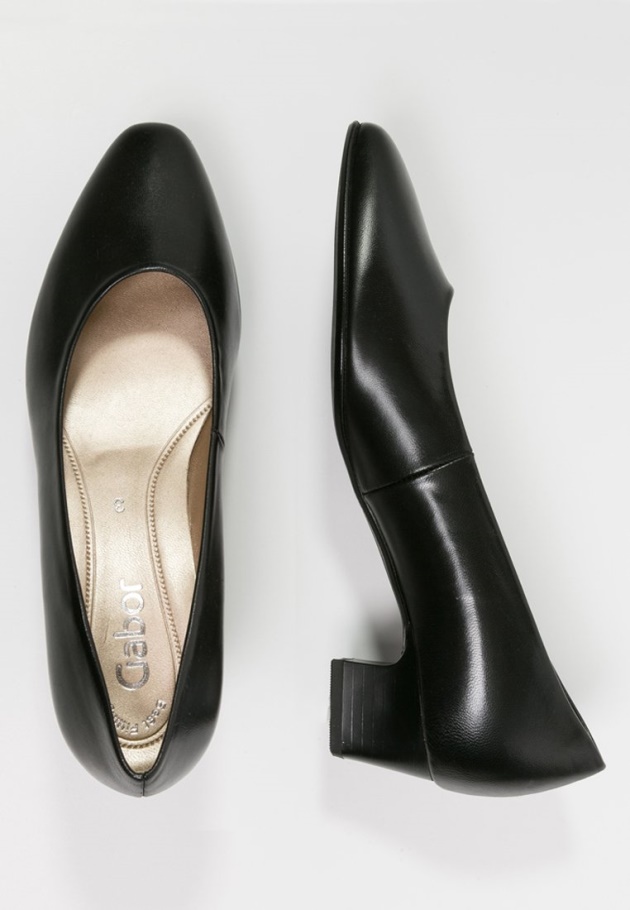 Schwarze Damen Gabor Classic Heels