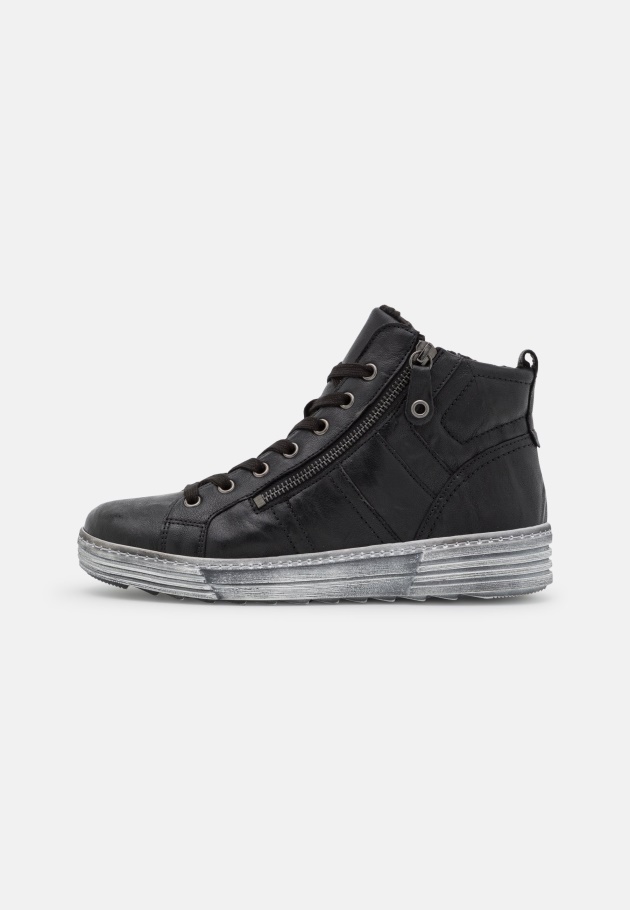 Gabor High-Top-Sneaker In Schwarz