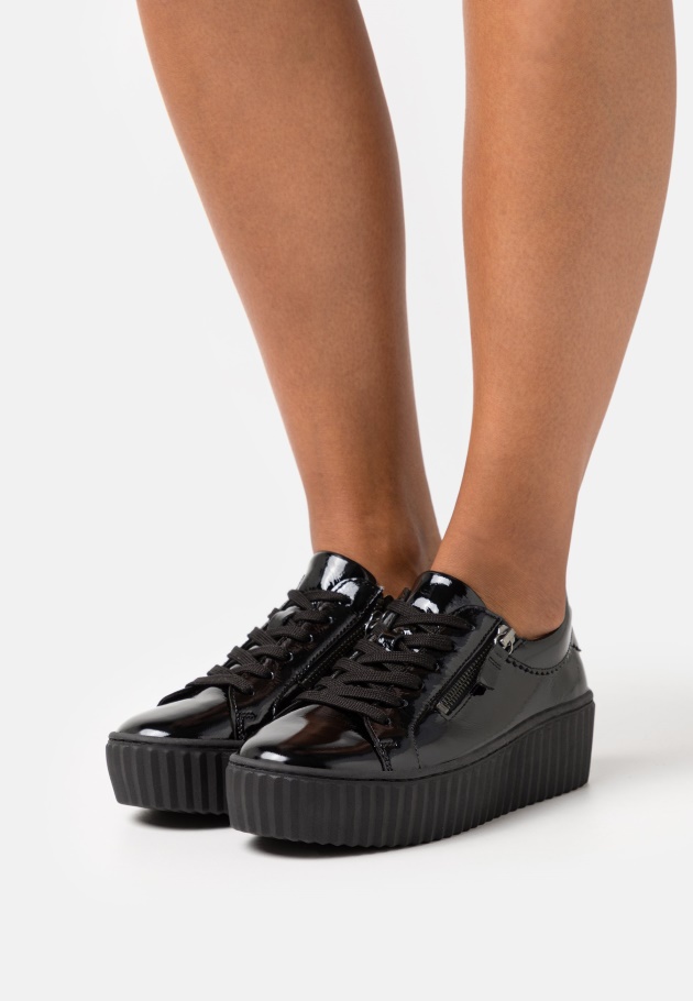 Gabor High-Top-Sneaker In Schwarz