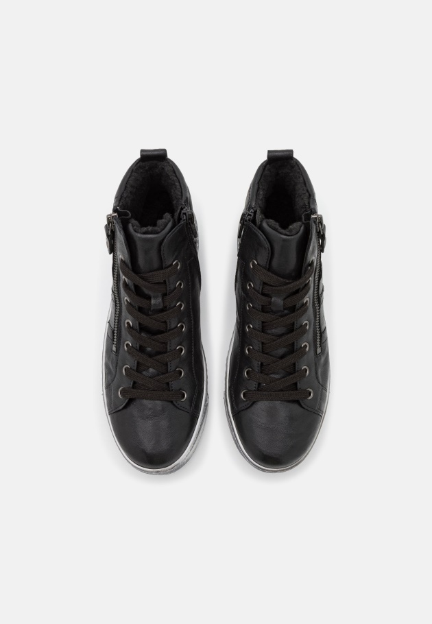 Gabor High-Top-Sneaker In Schwarz
